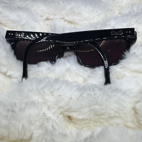 Dolce & Gabbana Black Sunglasses with Embellished Detail main image 12
